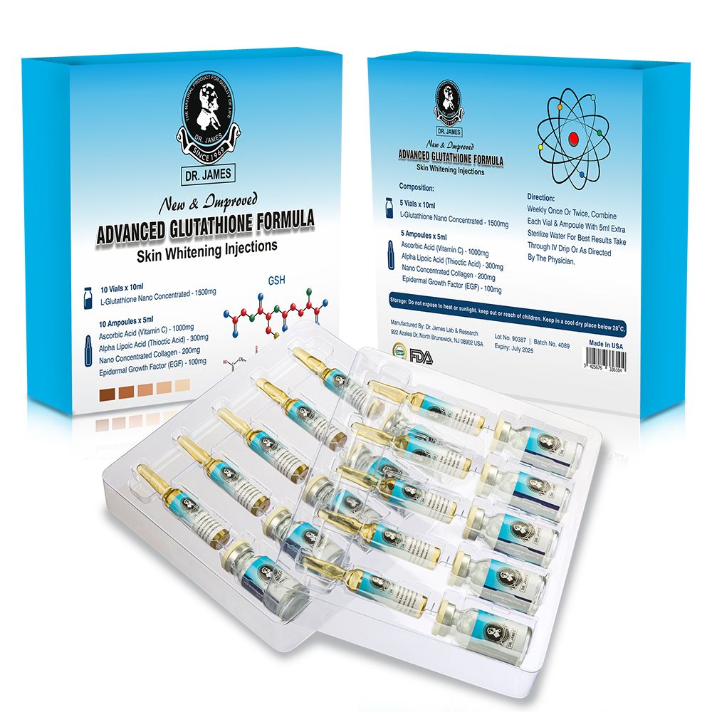 dr james advance glutathione 10 sessions injection