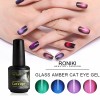 RONIKI Amber Cat Eye Gel Polish,Cat Eye Gel,Led Cat Eye Gel