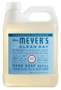 MRS MEYER CLEAN DAY Hand Soap Refill, Rain Water Scent, 33 Fl Oz Bottle