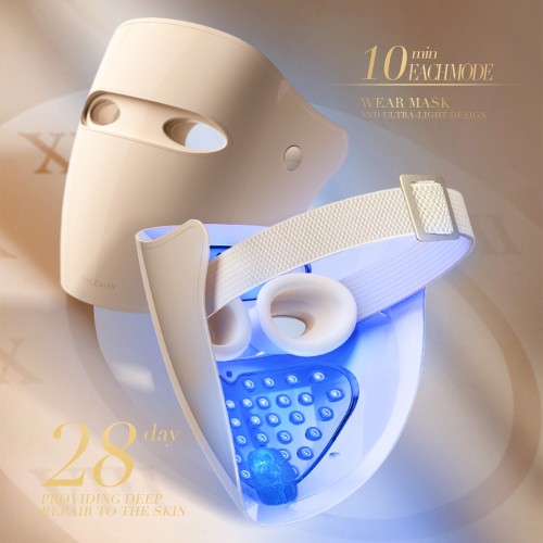 MR-2308 LED Mask: 4-Matrix Light Therapy Rejuvenating Beauty Mask for Professional Home Use Wholesale and OEM