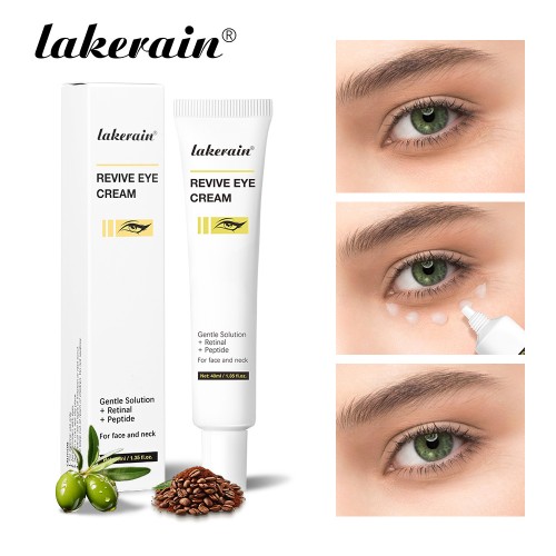 Lakerain Probiotic Peptide Eye Cream, Gentle Hydrating Eye Serum Cream, Revitalize & Nourish Eye Area, Reduce Dryness for All Skin Types