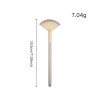 Fan Shaped High Gloss Synthetic Fiber Brush Single Facial Beauty