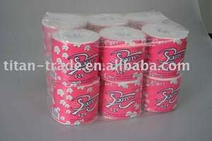 100% Virgin Pulp Bathroom And Toliet Jumbo Tissue With Standard Roll Size/recycle embossed jumbo roll toliet paper