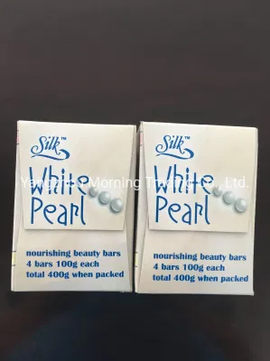 100g Natural Oil White Pearl Silk Beauty Soap