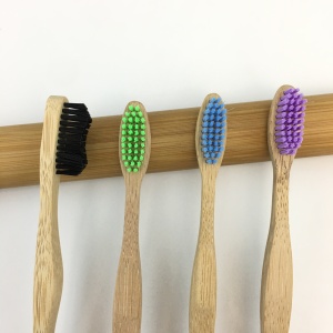 2019 hot selling 100% biodegradable  bamboo toothbrush manufacture OEM