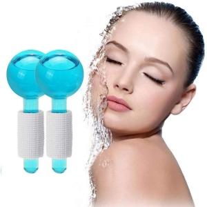 2020 Amazon Hot Selling Multi-functional Beauty Equipment Face Skin Care Products Cold Massage Roller Ball with 2 Pcs Pack