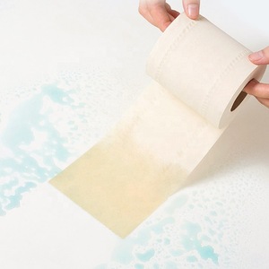 3Ply  Unbleached Sanitary Bamboo Pulp Toilet Paper Roll toilet tissue paper With Cheap Price