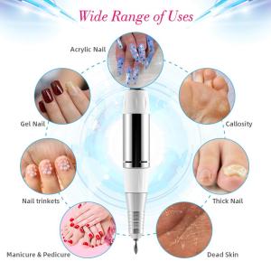 80W 2-in-1 35000RPM Nail Drill Machine & Collector Vacuum Cleaner Nail Dust  Equipment Manicure Pedicure Nail Tools