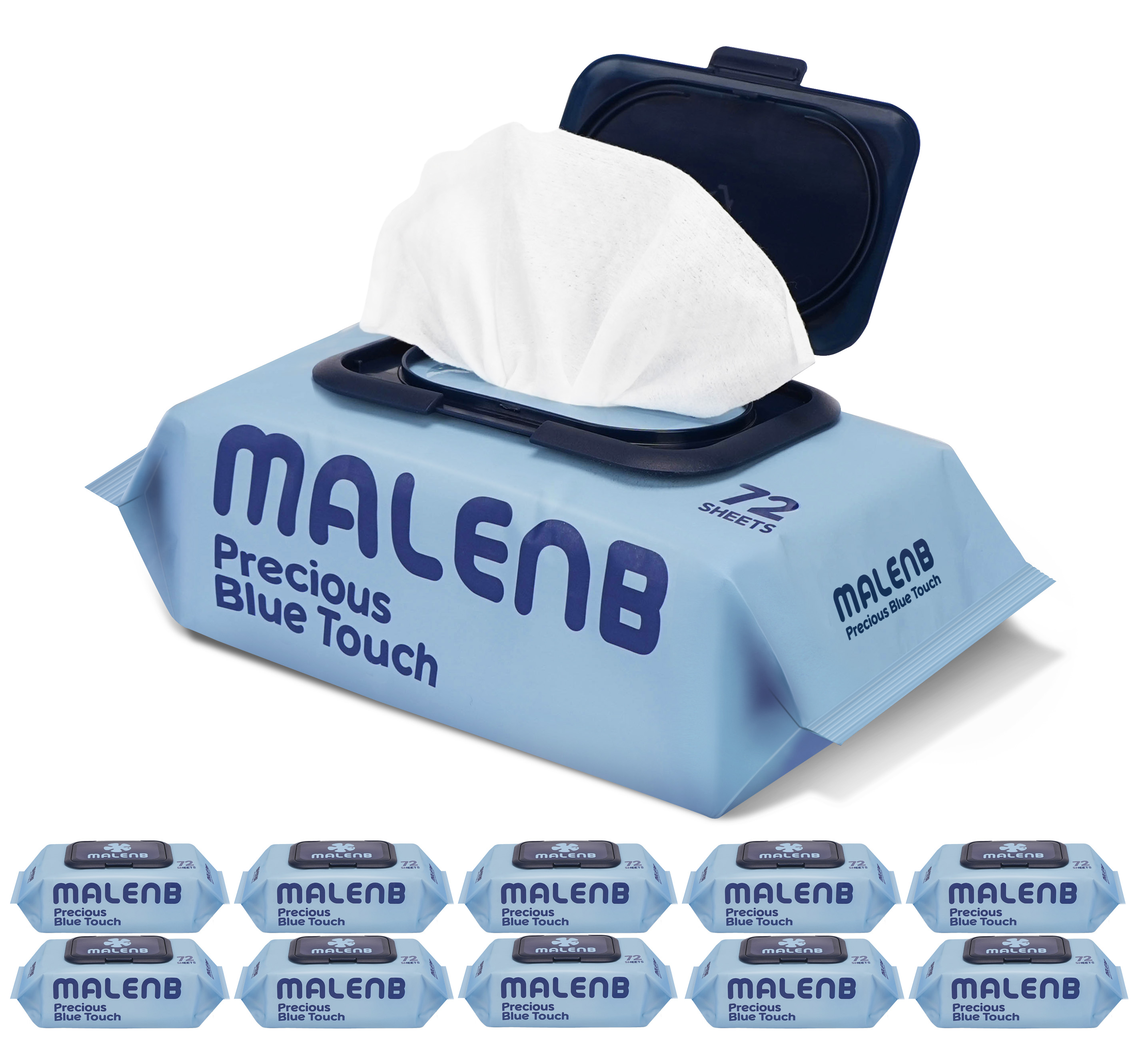 Baby Wet Wipes, 72Sheets, 65gsm (High Density)