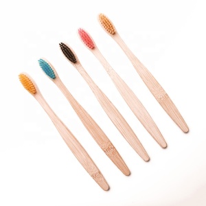 Biodegradable Bamboo Soft Bristle New Design Adult Toothbrush Of New Products Biodegradable