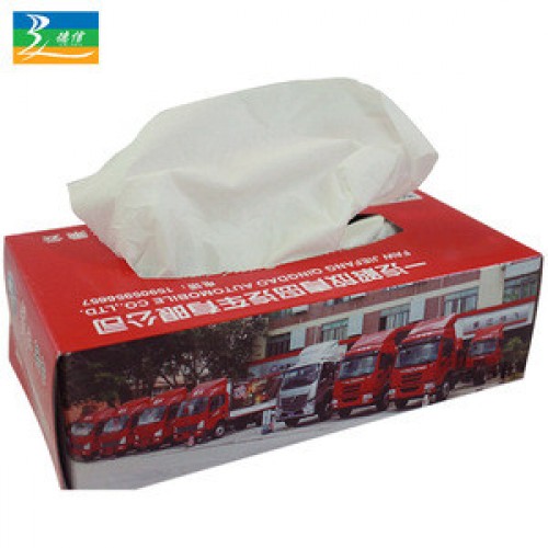 Custom printed ultra soft box facial tissue