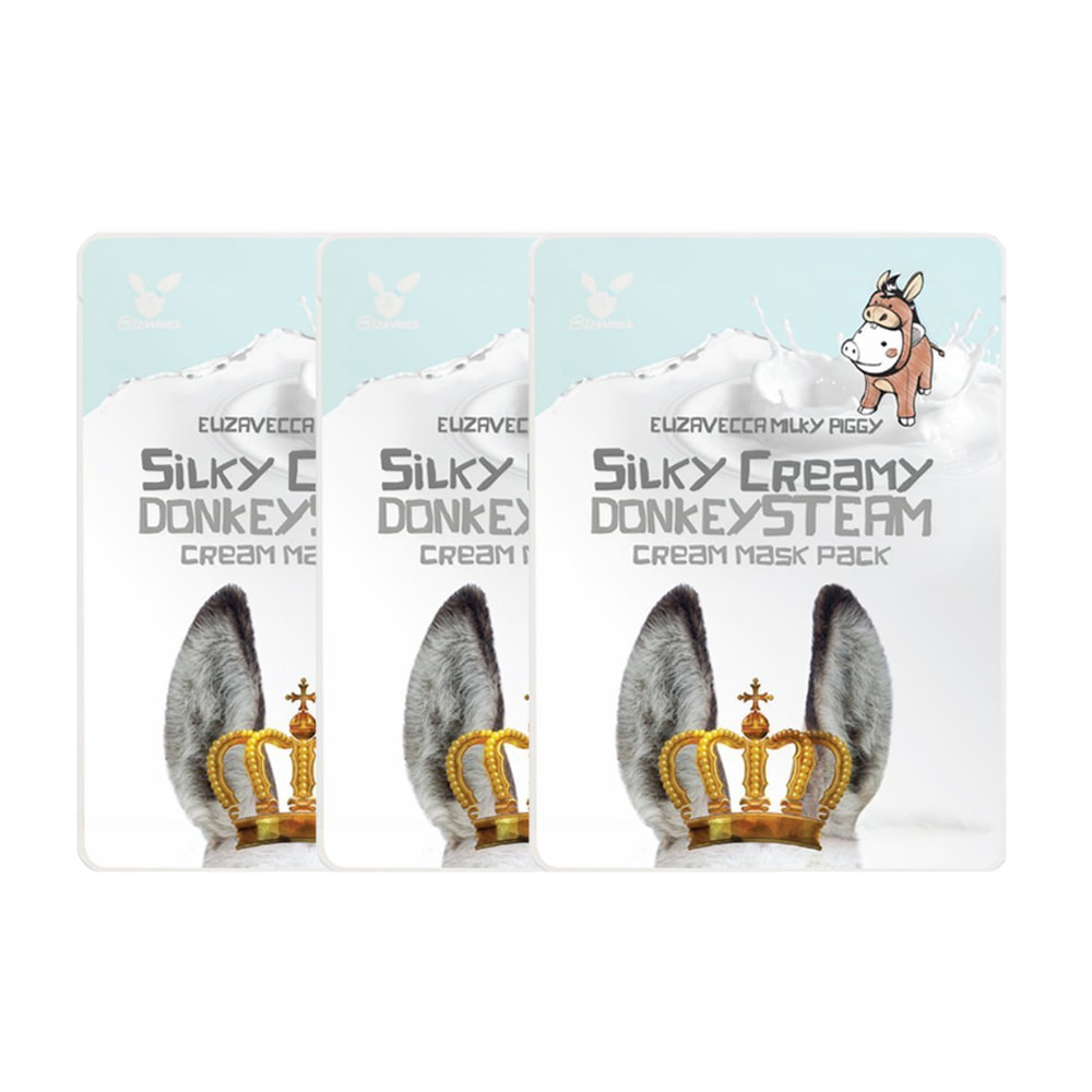 (elizavecca) Silky Creamy Domkey Steam Cream Mask Pack 25g