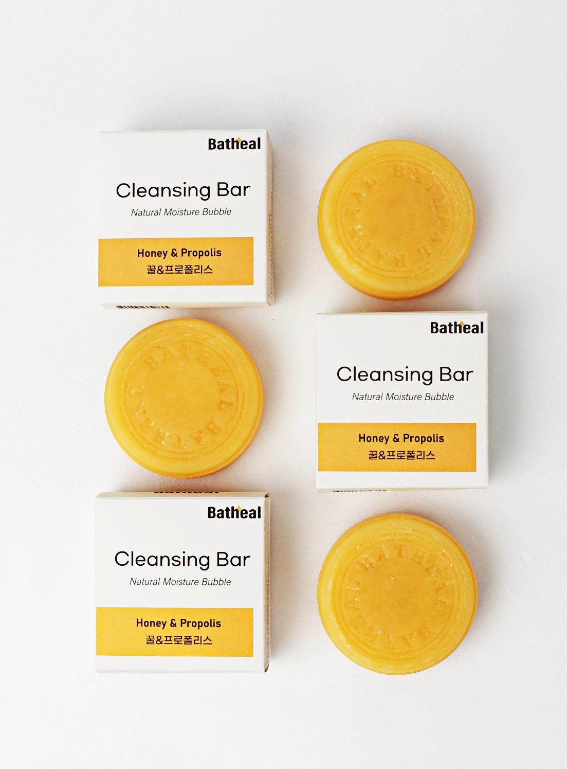 EWG all Green grade Moisturizing Honey & Propolis Korean Natural Handmade Soap 