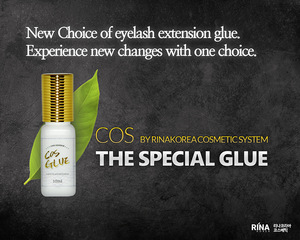 Eyelash extension glue made in korea/ COS Glue S+ Type eye glue For Professional Long Retention