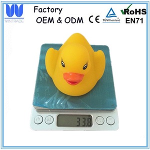 Factory supply floating vinyl plastic duck baby bath toy