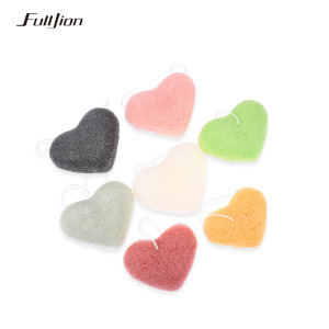 Fulljion Organic Konjac Sponge Face Exfoliating Sponge Esponja Facial Konjac Puff