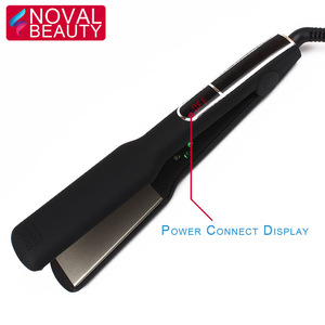 Good material Titanium Floating Coating flat iron used hair salon equipment