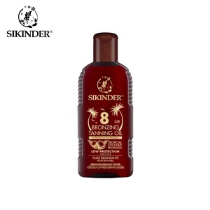 Hot Selling Spray Tan Sun Tanning Oil Lotion SPF 8