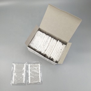Industrial Disposable Lint Free Clean Room Cotton Swab In Cotton Bud