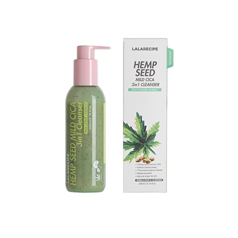[LALARECIPE] Hemp Seed Mild Cica 3in1 Cleanser