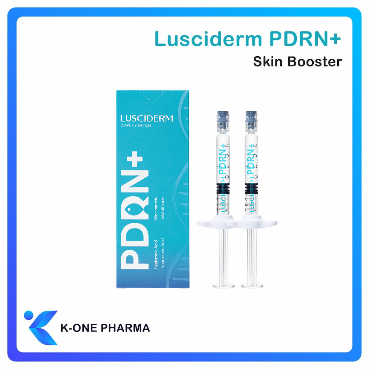 LUSCIDERM PDRN+ Skin Booster Skin Regeneration Lightening Rejuvenation Deep Hydration