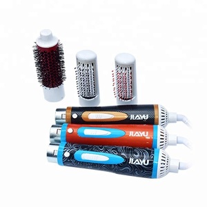 magic hair brush rubber bristle for barber dryer hairbrush