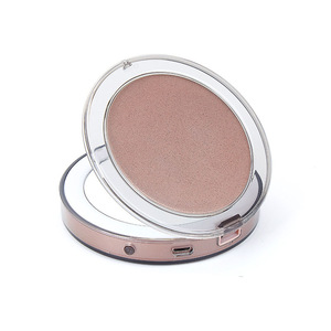 Mini LED Travel Vanity Makeup Mirror, 1x / 3x Magnification Compact Portable Folding makeup Mirror, Pocket Mirror