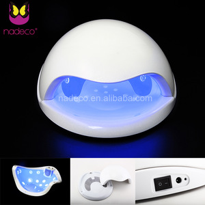 NADECO New Battery Operated 32W LED Nail Gel Curing Equipment Nail Dryer