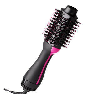 New Arrival 1000w Blow Hair Straightener Curler Comb One Step Hair Dryer