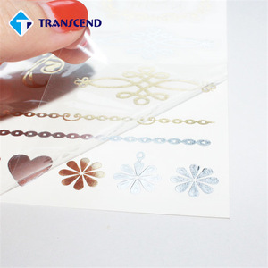 Newest Design Body Temporary Tattoo Stickers Flesh Tatoo Metallic Temporary Tattoo, Gold Necklace Tatoo Sticker