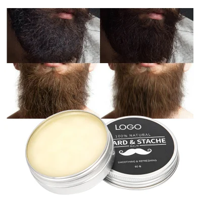 OEM Customized Natural Ingredient Private Label 60g Wholesale Beard Balm