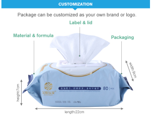 OEM Factory Custom Available spunlace nonwoven kitchen wet wipe wet tissue manufacturer