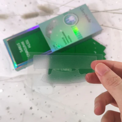 OEM High Quality Organic Coconut Flavor Pap Peroxide Free Teeth Whitening Dry Strips or Wet Strips No Sensitive