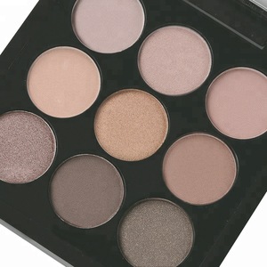 OEM wholesale makeup pressed glitter eyeshadow palette with luxury packaging