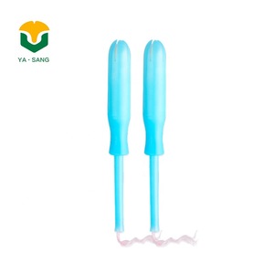 Online sale cheap bio organic cotton tampons with plastic applicator tampons private label