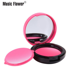 Original Music Flower 6 Colors Palette Face Bronze Blusher Cheek Silky Smooth Women Cosmetics Drop shipping Powder Makeup Blush