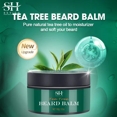 Private Label Organic Beard Growth Balm Natural Vegan Strengthen Soften Men Beard Balm