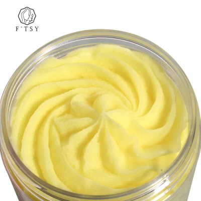 Private Label Vegan Nourishing Fruit Body Polish Exfoliating Body Whipped Soap