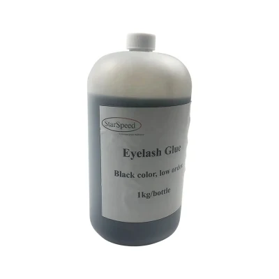 Professional 0.5s Black Sensitive Eyelash Glue 1L Refill Hypoallergenilc Lash Glue