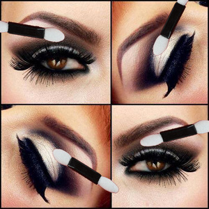 Promotional Dual-ended Disposable Sponge Makupe Eye Shadow Applicator