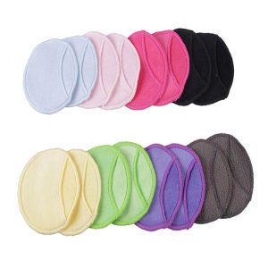 Reusable 12CM Bamboo Makeup Remover Pads With Mesh Laundry Bag Packed