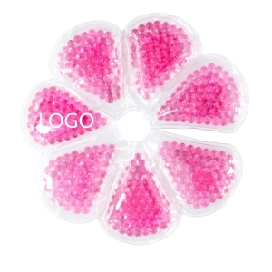 Reusable gel beads ice pack hot & cold  therapy  breast cooling pads with custom logo