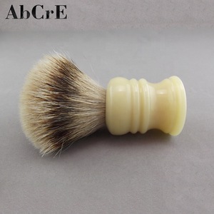 Silvertip Badger Hair Bright Color Resin Handle Shaving Brush Grooming Tool