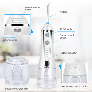 Smart teeth care Ultra Flosser  High Water Tank Capacity Water Zero Waste Teeth Sonic Cleaner Flosser Dental Floss