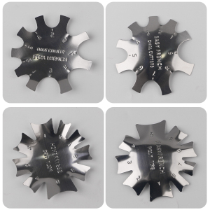 Stainless Steel easy french smile line cutter nail art manicure edge trimmer