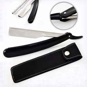 Straight Blades Barber Shaving Razor Folding Pocket Knife Fine Cutting Edge NEW