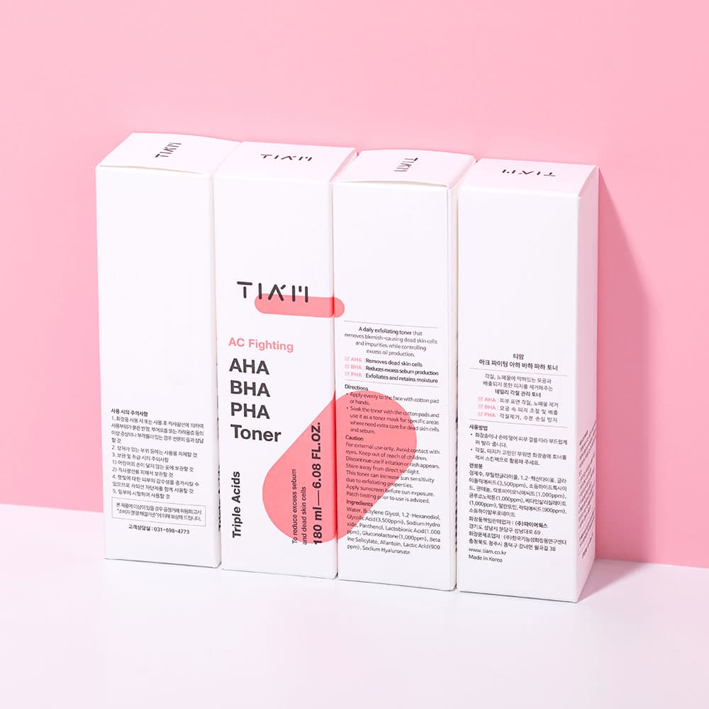 TIAM AC Fighting AHA BHA PHA Toner