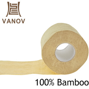 Ultra-Soft Plush Luxury 4ply Toilet Paper with Bamboo Raw Material