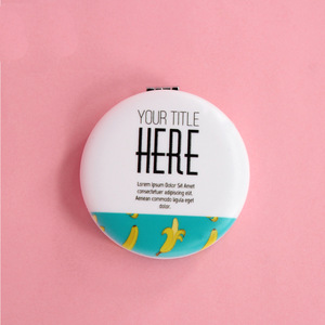 Wholesale Custom Compact Pocket Mirror Metal Pocket Mirror