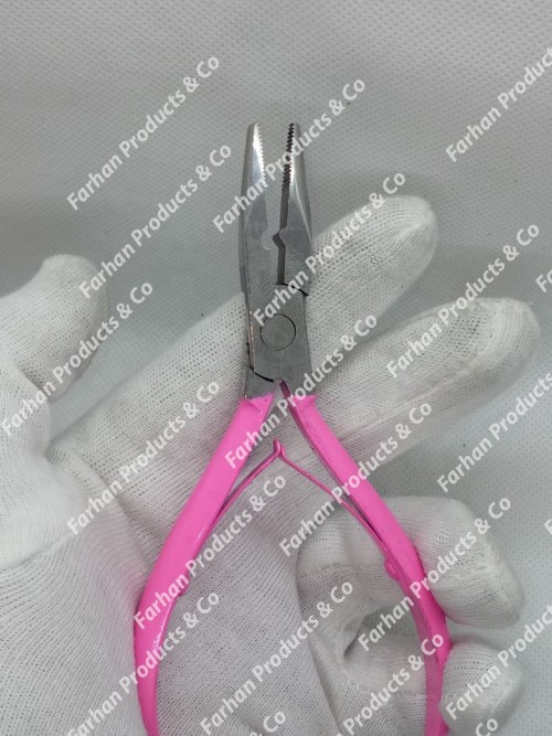 Wholesale stainless steel plier kit set High-grade Hair extension tool set, hair extension pliers set Pink